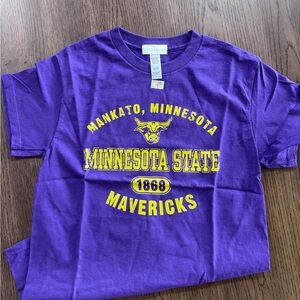 Minnesota State Mavericks Purple Adult Small T-Shirt